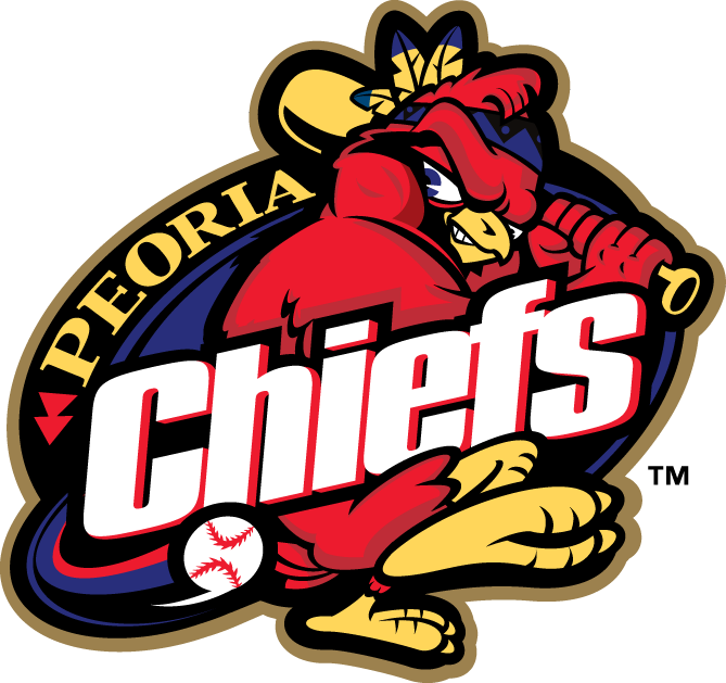 Peoria Chiefs 1996-2004 Primary Logo iron on heat transfer